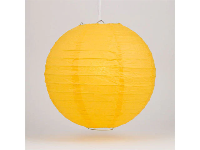 Color Round Paper Lantern (Wire Frame) - Image 9