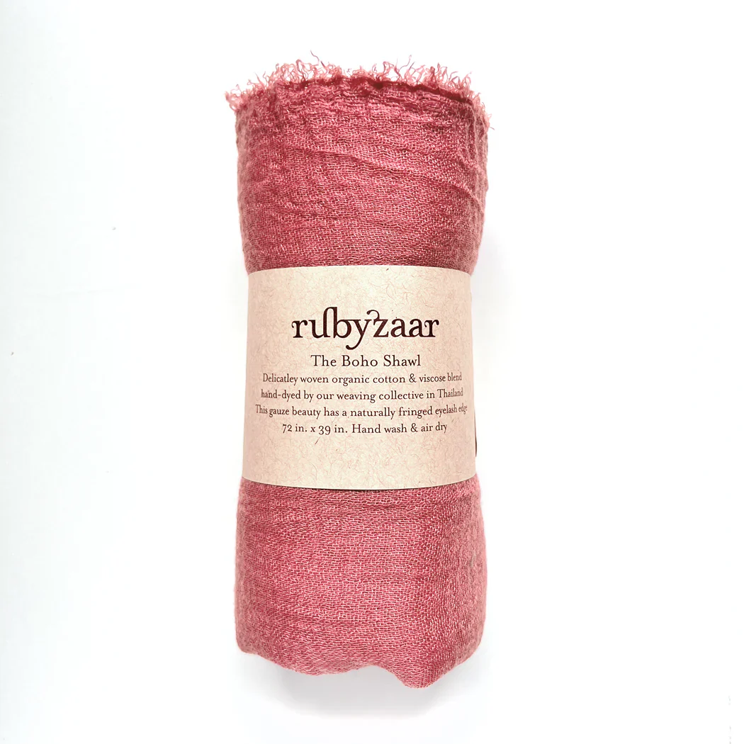 Rubyzaar Boho Organic Shawl - Image 14