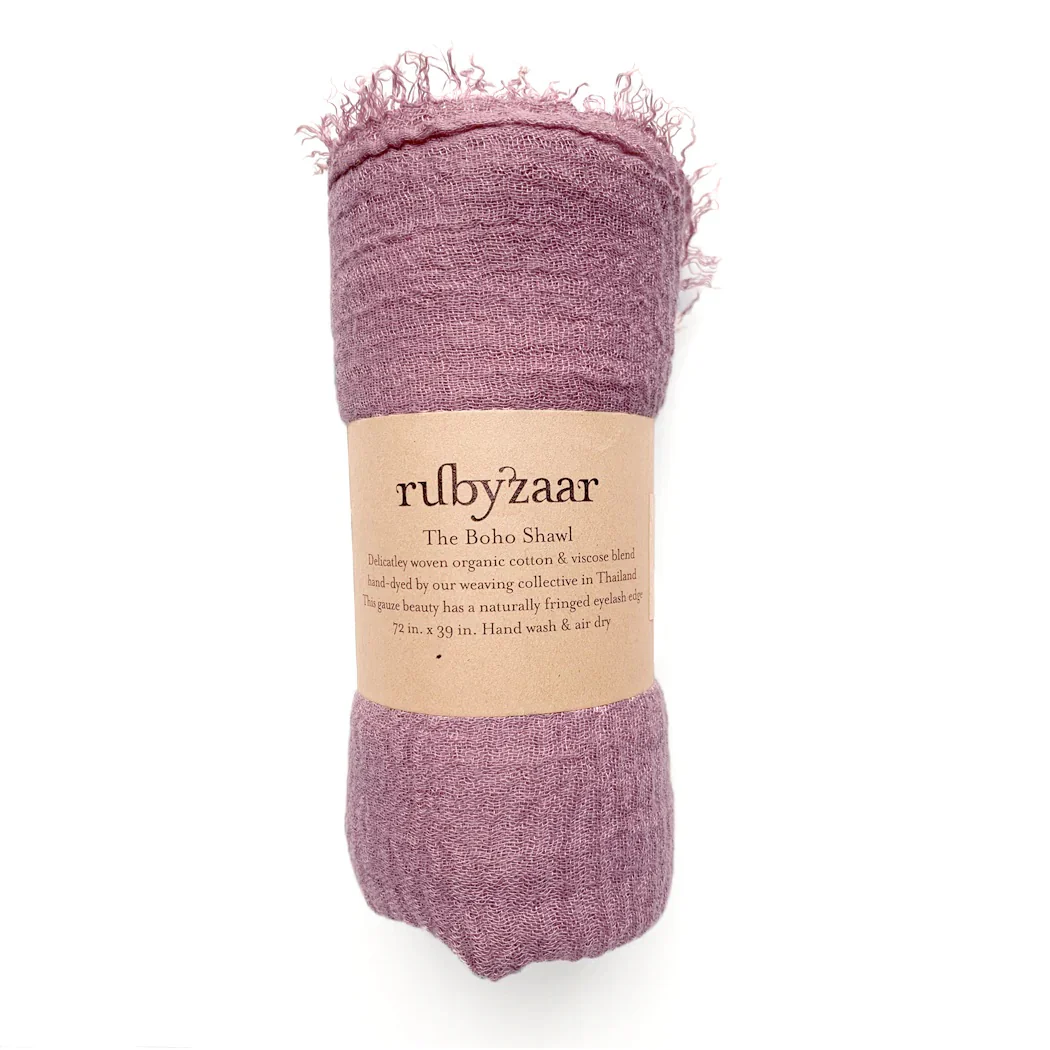Rubyzaar Boho Organic Shawl - Image 6