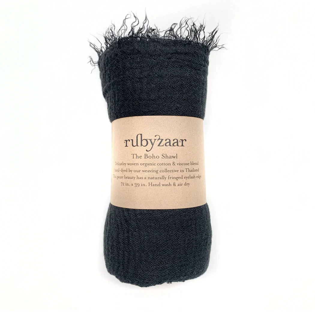 Rubyzaar Boho Organic Shawl - Image 7