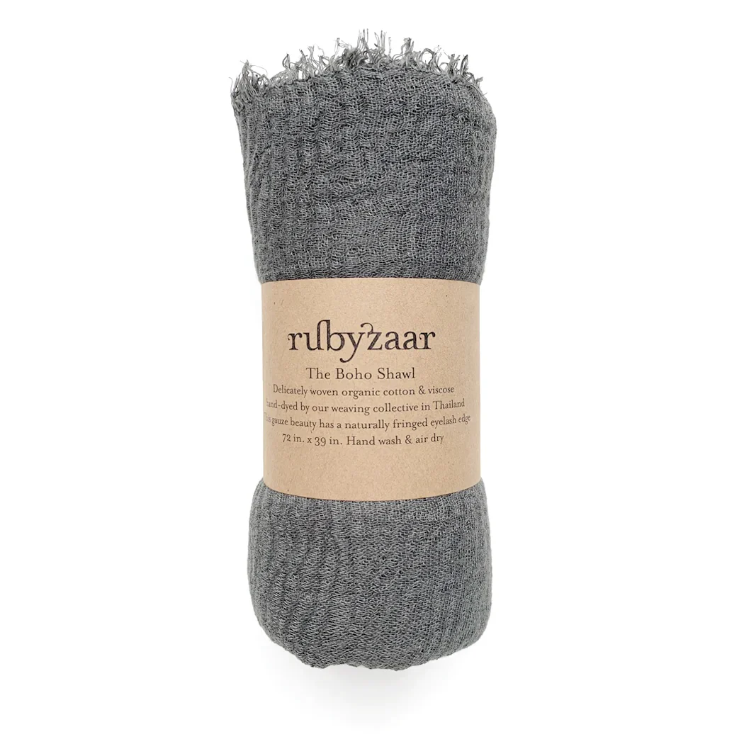 Rubyzaar Boho Organic Shawl - Image 8