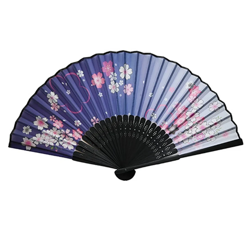 Printed Bamboo Hand Fan - 9 inch - Image 10
