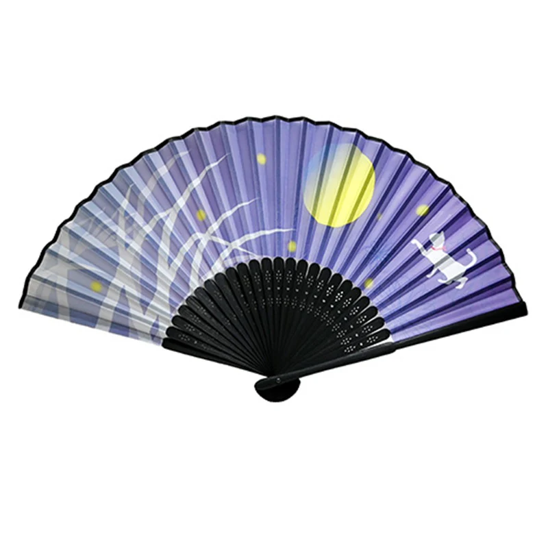 Printed Bamboo Hand Fan - 9 inch - Image 11