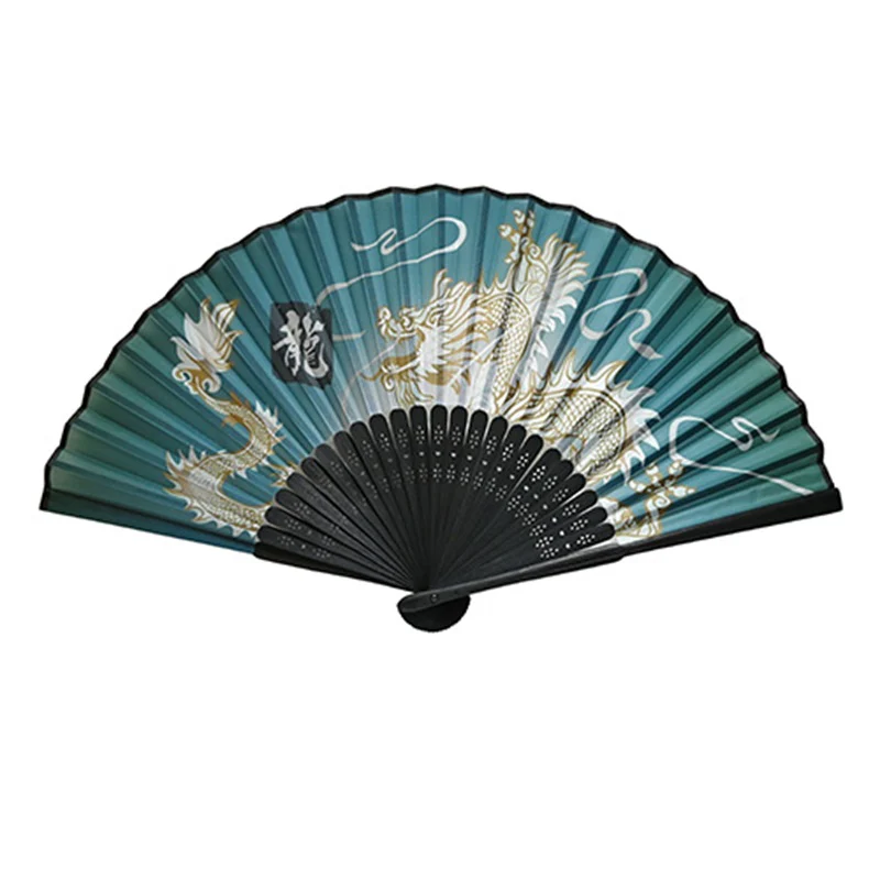 Printed Bamboo Hand Fan - 9 inch - Image 14