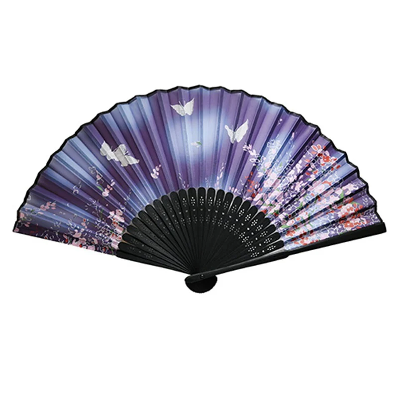 Printed Bamboo Hand Fan - 9 inch - Image 18