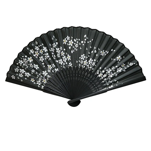 Printed Bamboo Hand Fan - 9 inch - Image 21