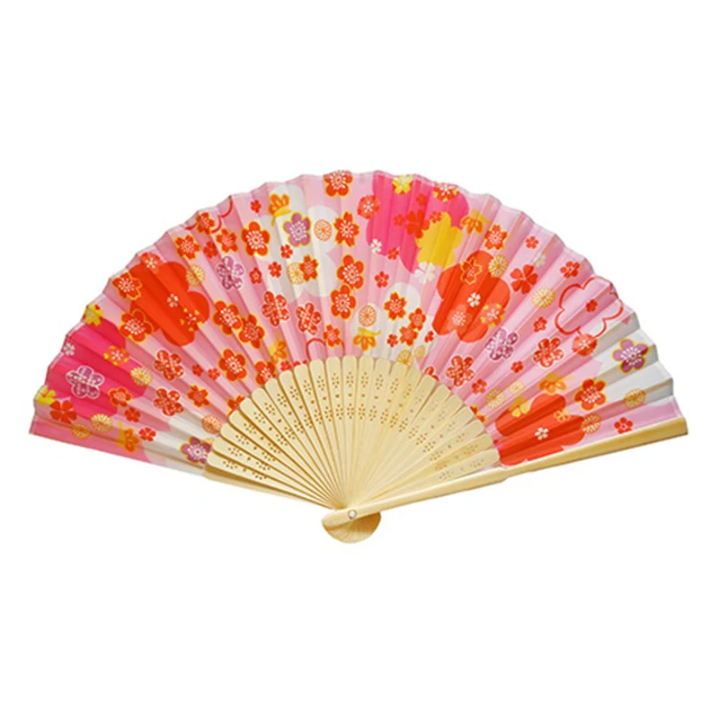 Printed Bamboo Hand Fan - 9 inch - Image 8