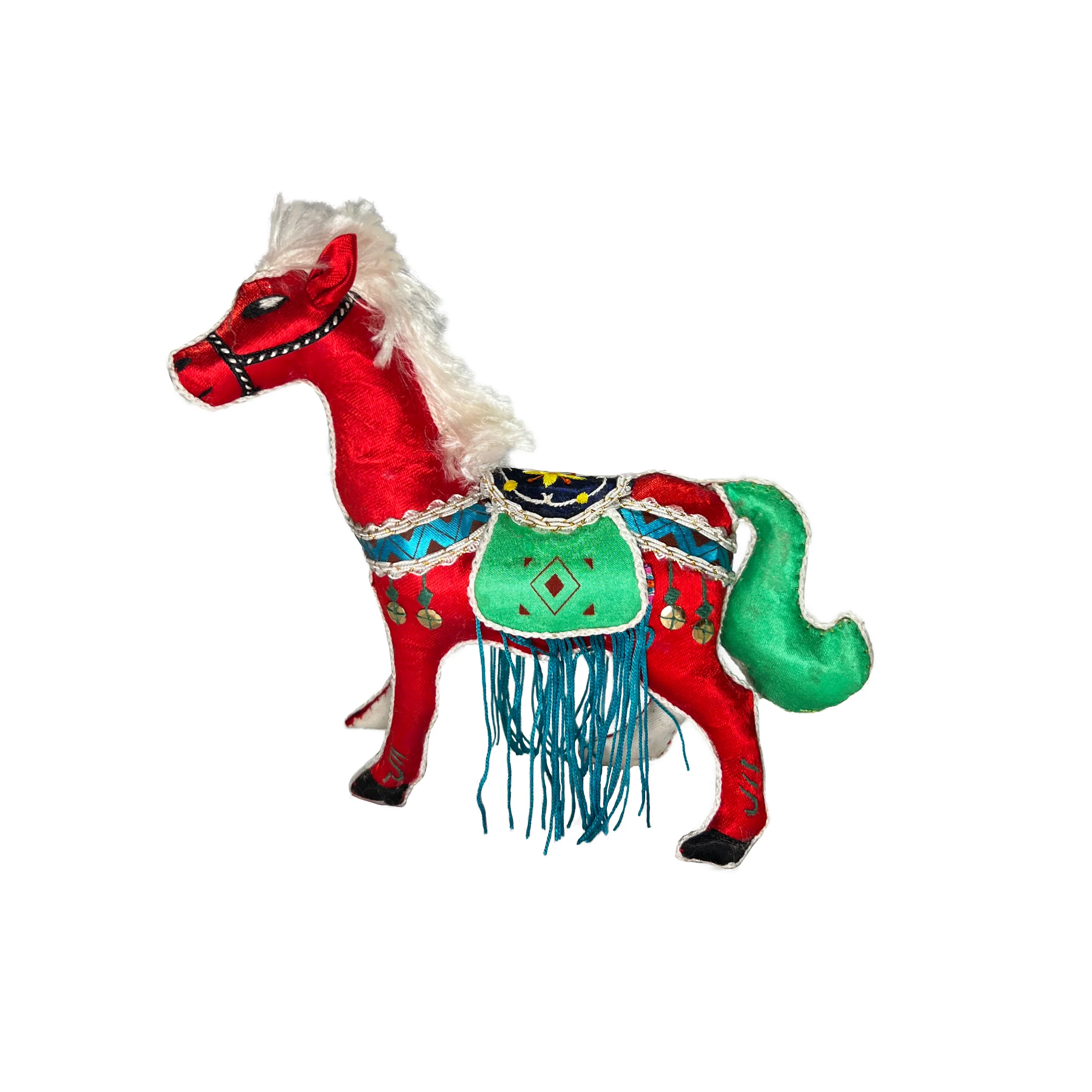 Satin Embroidered Horse - 6 Inches - Image 3