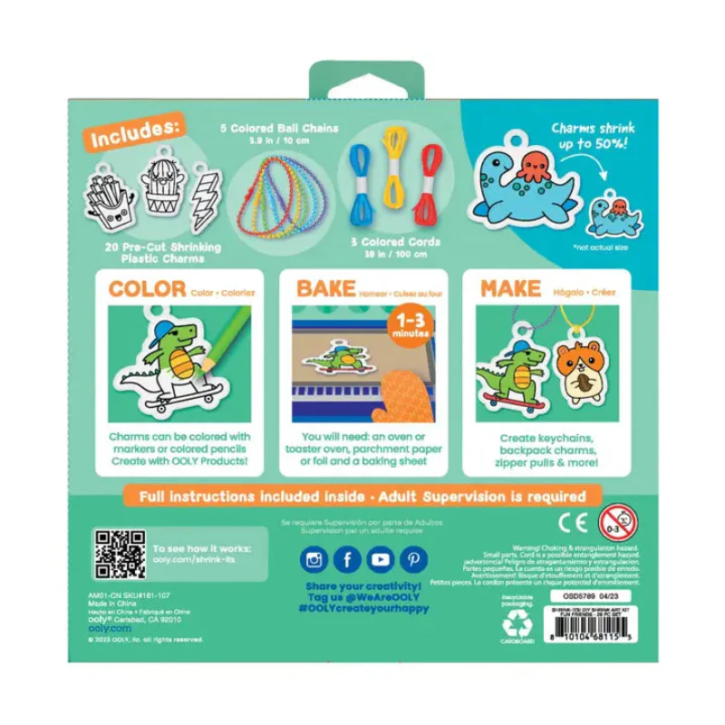 Shrink-its! DIY Shrink Art Kit- Fun Friends - Image 2