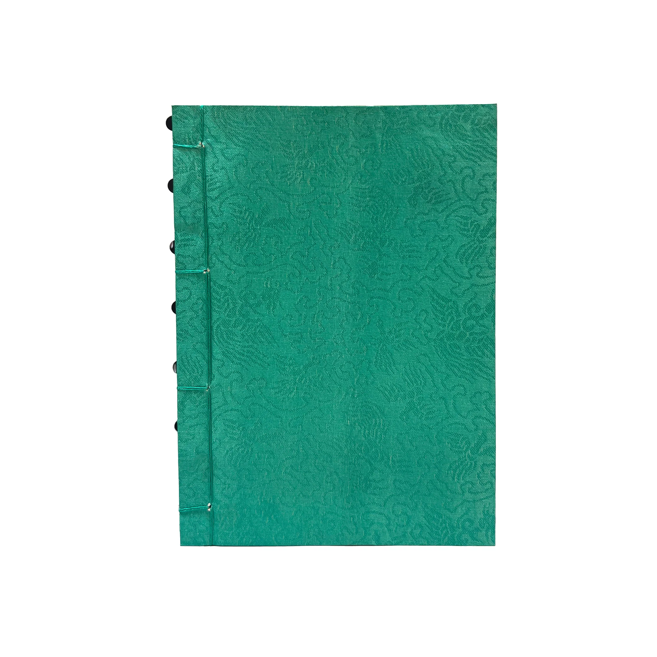 Silk Cover Hand Bound Journal - 5 x 7 in (Various Colors) - Image 4