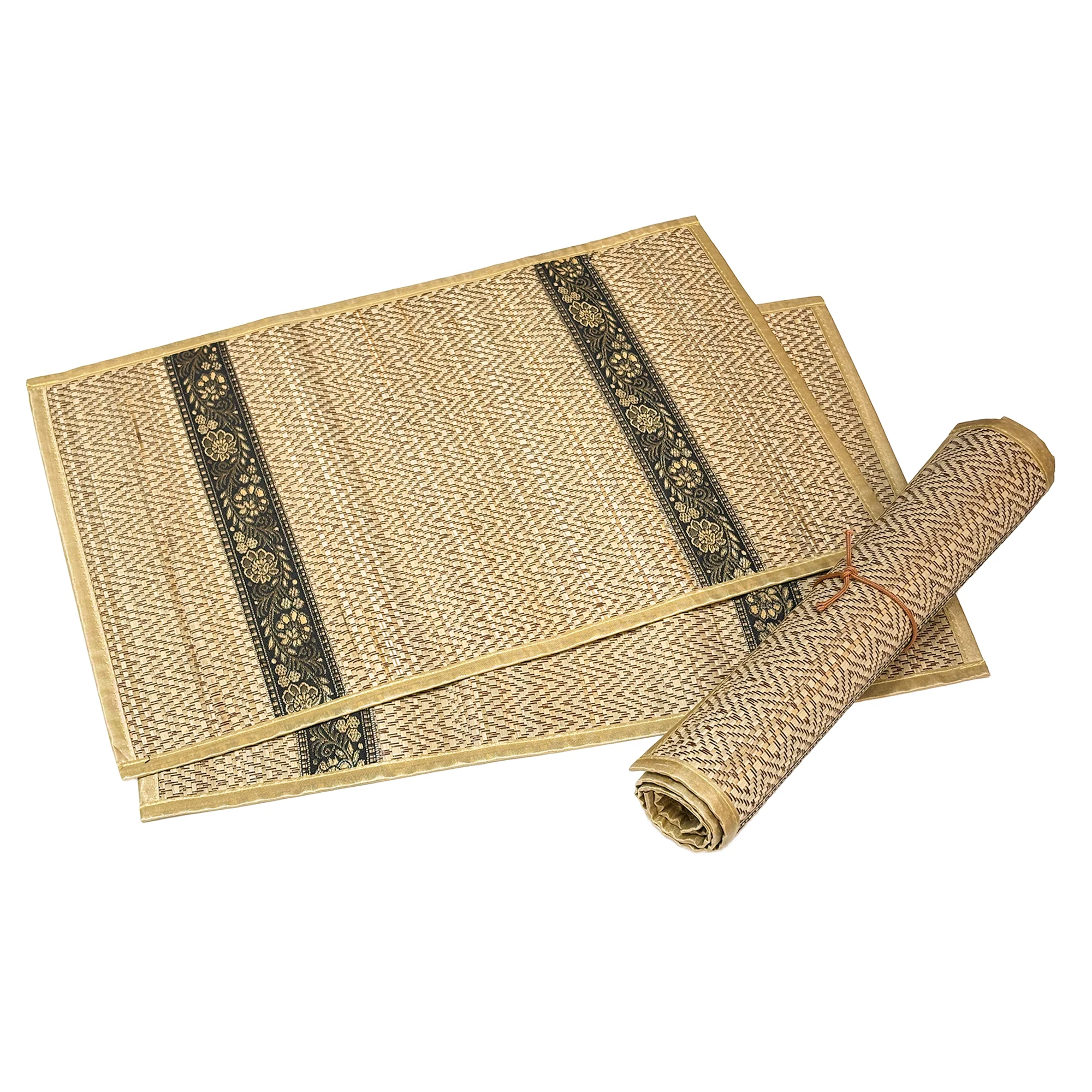 Thai-Style Woven Placemats - Set of 2 (Various Colors) - Image 10
