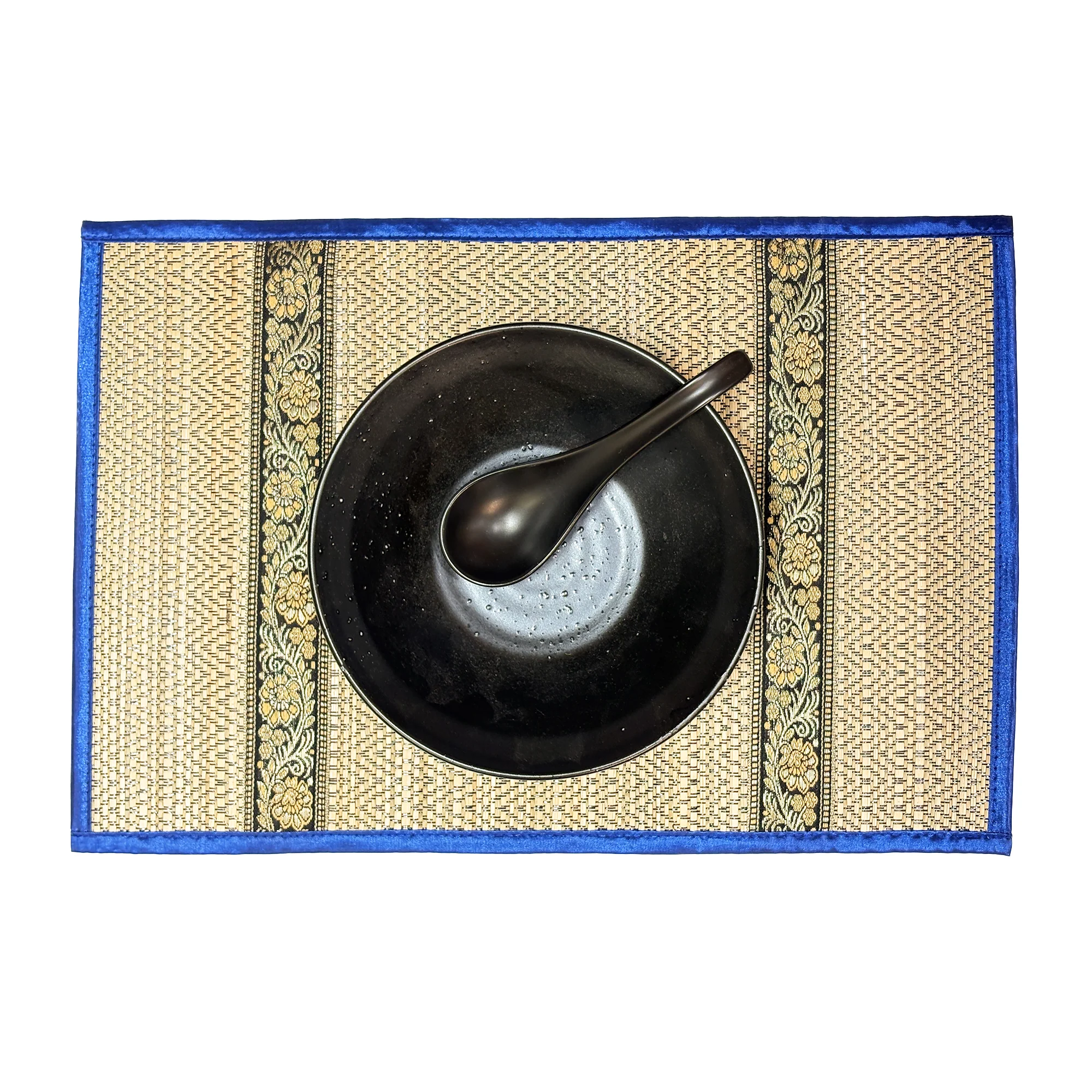 Thai-Style Woven Placemats - Set of 2 (Various Colors) - Image 3