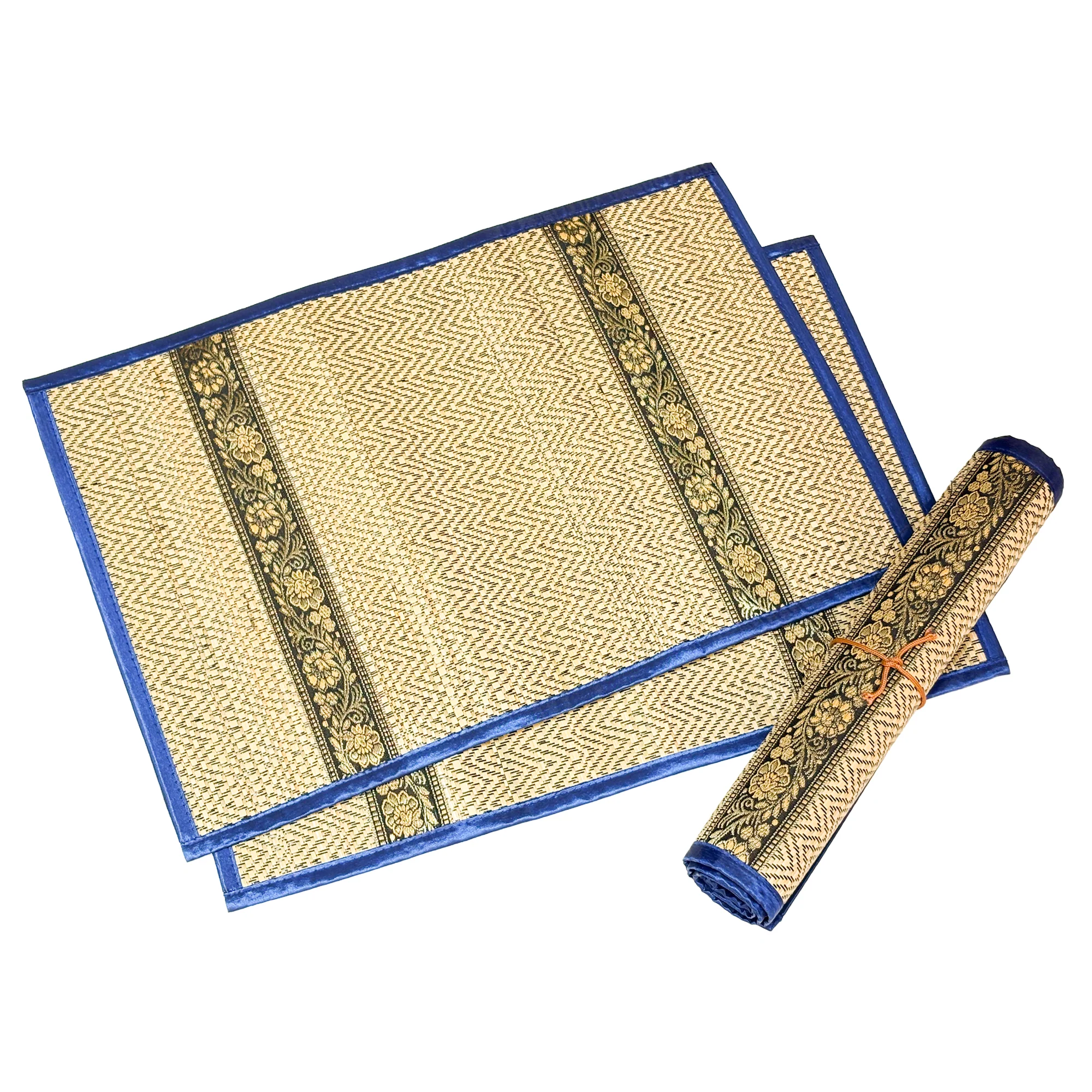 Thai-Style Woven Placemats - Set of 2 (Various Colors) - Image 4
