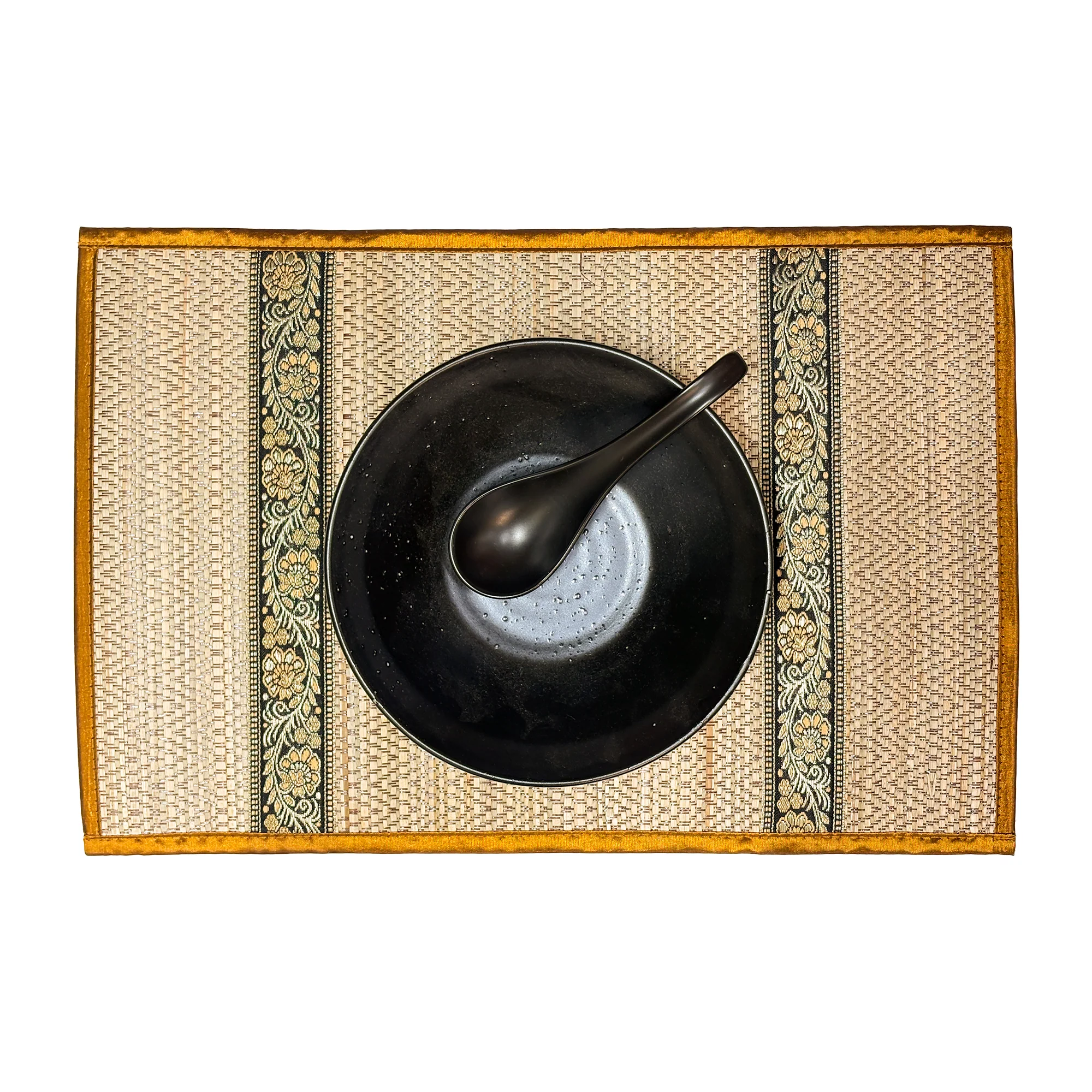 Thai-Style Woven Placemats - Set of 2 (Various Colors) - Image 5