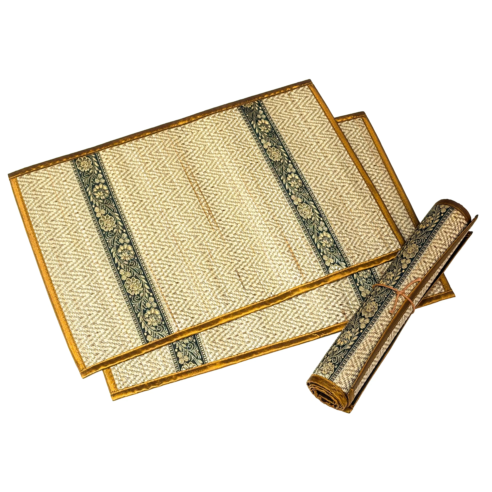 Thai-Style Woven Placemats - Set of 2 (Various Colors) - Image 6