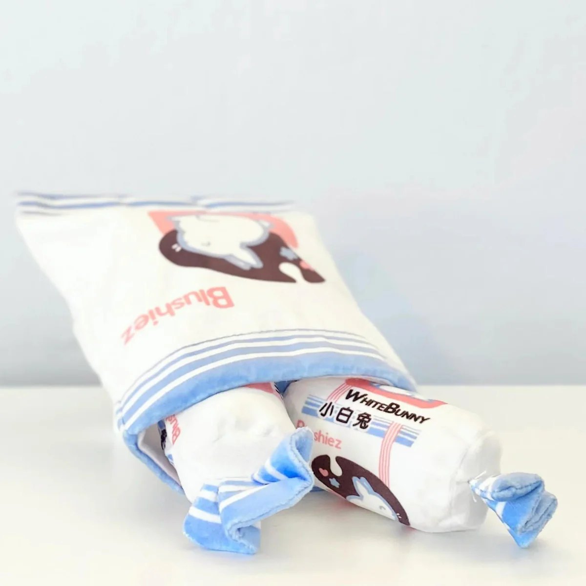 White Bunny Candy Sneak-Treat Dog Toy - Image 2