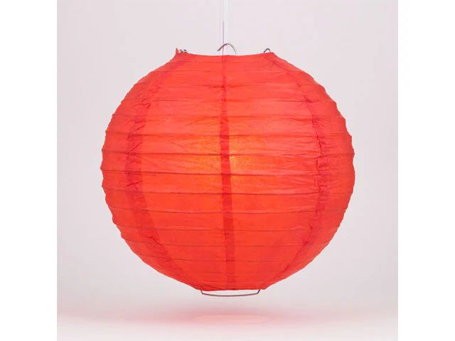 Wire Frame Spherical Paper Lantern (Color Group 3) - Image 10