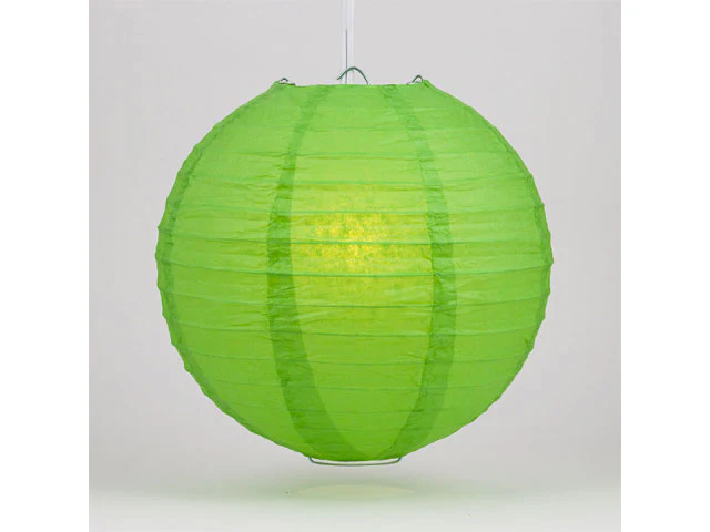 Wire Frame Spherical Paper Lantern (Color Group 3) - Image 11