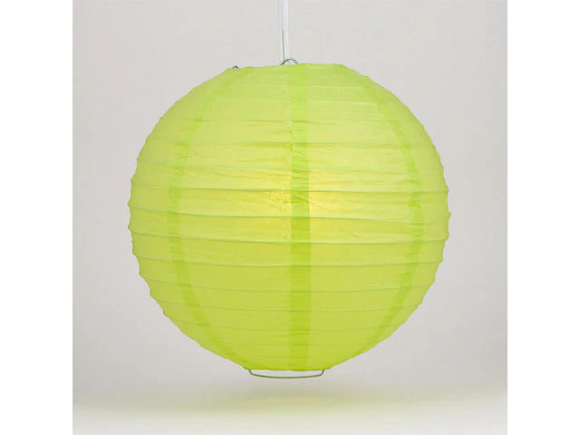 Wire Frame Spherical Paper Lantern (Color Group 3) - Image 2